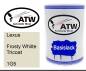 Preview: Lexus, Frosty Whilte Tricoat, 1G5: 500ml Lackdose, von ATW Autoteile West.